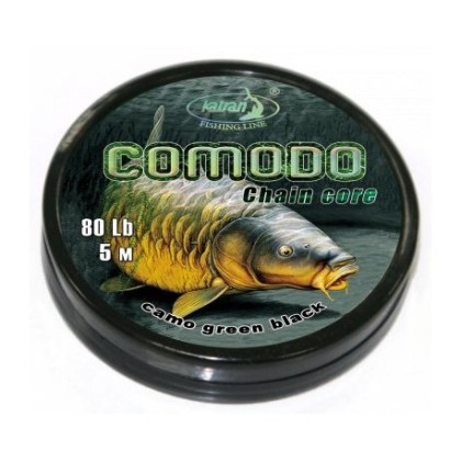 Katran Лидкор COMODO camo green black 80Lb 5m