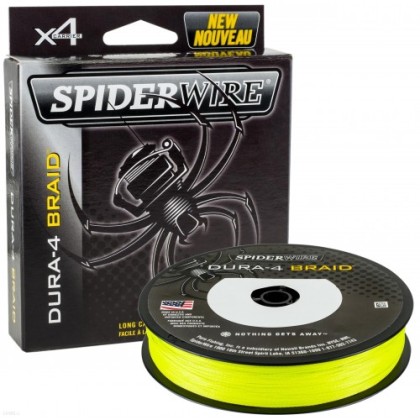 Плетеный шнур Spiderwire Dura-4 Yellow