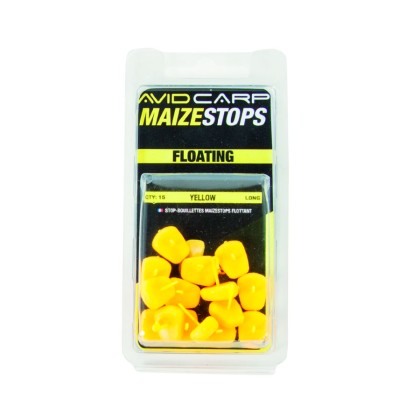 Стопоры для бойлов Avid Carp плавающие Maize Yellow Long
