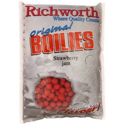 Бойлы Richworth Strawberry Jam Origiginal Boilies 20mm, 1kg