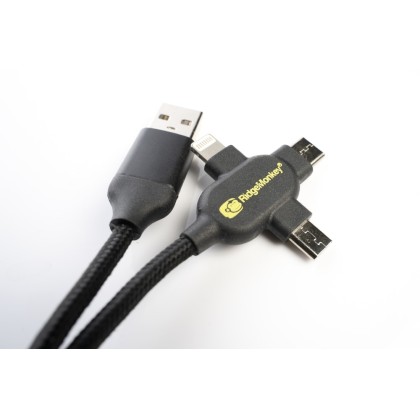 Кабель для зарядки Ridge Monkey Vault USB-A to Multi Out Cable 1m