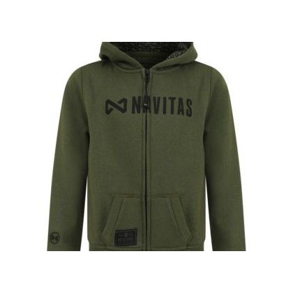 Толстовка Navitas CORE Zip Hoody Green XXL