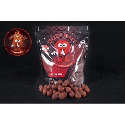 Бойлы Dudi Mister Red Super Hot вареные 20mm-1kg