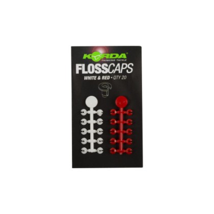 Стопор для бойла Korda Floss Caps White/Red