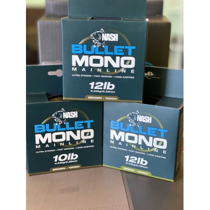 Леска Nash Bullet Mono 12lb GREEN
