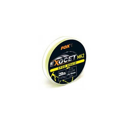 Exocet MK2 spod braid 0.18mm / 20lb X 300m - yellow - Шнур сподовый