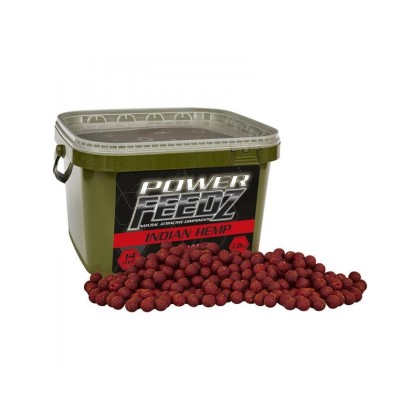 Бойлы тонущие POWER FEEDZ INDIAN HEMP 1,8 KG