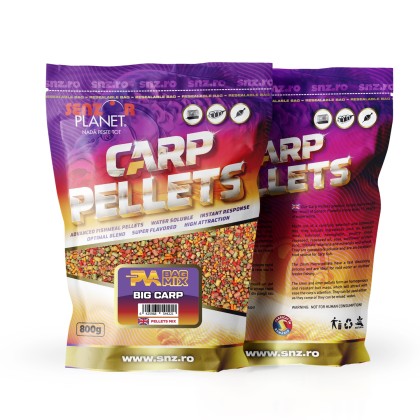 Пеллетс Senzor PVA BAG MIX BIG Carp 800g