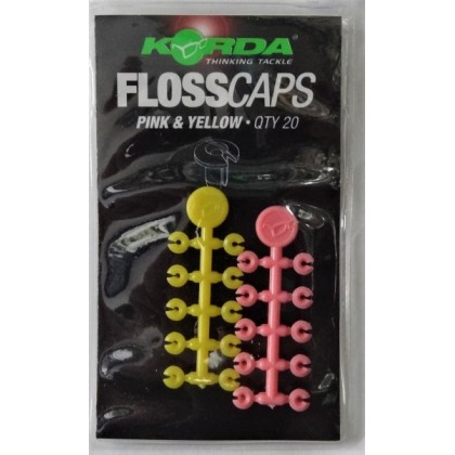 Стопор для бойла Korda Floss Caps Pink/Yellow