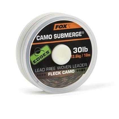 Fox Submerge Camo 30lb - 10m - Тонкий, тонущий лидкор без свинцового сердечника