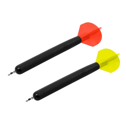 Набор маркеров Delphin PointMARKER / 2pcs red+ fluo yellow