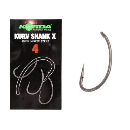 Крючки Korda Kurv Shank X Size 4