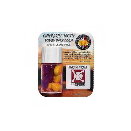 Искусственная кукуруза в ароматизаторе Enterprise Tackle Classic Pop-up Sweetcorn Range CC Moore Blackcurrant Yellow & Purple (черная смородина)