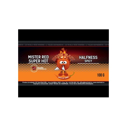 Бойлы насадочные Mr.DUDI SUPER HOT HALFNESS SPICY 14