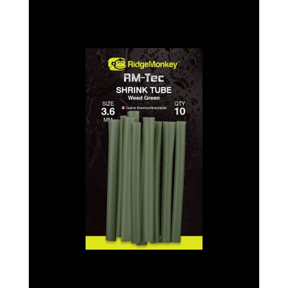Термоусадочные трубки Ridge Monkey Shrink Tube Weed Green 3.6mm