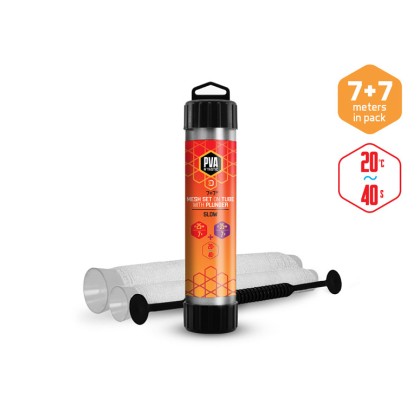ПВА система Delphin PVA SET 2in1 / 7+7 m - 25mm + 35mm / slow melting