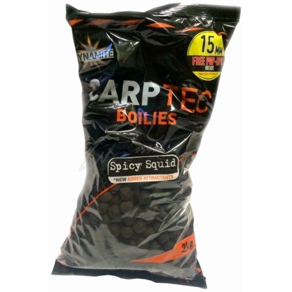 Бойлы тонущие Spicy Squid CarpTec 15mm - 2kg