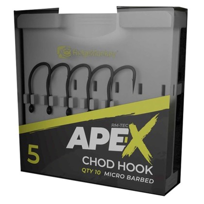 Крючки Ridge Monkey Ape-X Chod Barbed size 8
