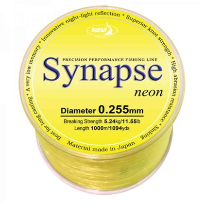 Леска Katran SYNAPSE Neon 0,255mm 1000m