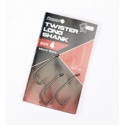 Крючки Nash Twister Long Shank Size 6