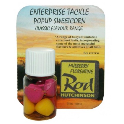 Искусственная кукуруза в ароматизаторе Enterprise Tackle Classic Pop-up Sweetcorn Range Rod Hutchinson Mulberry Florentine Corn Yellow & Purple (шелковица)