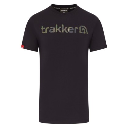 Футболка Trakker CR Logo T-Shirt Black Camo