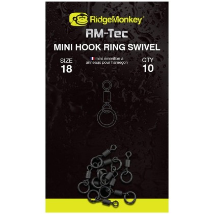 Мини вертлюг с кольцом Ridge Monkey Mini Hook Ring Swivel