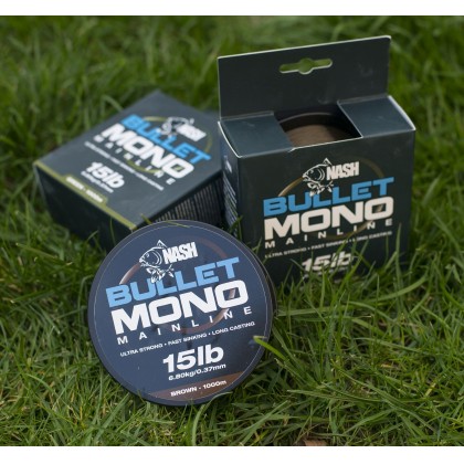Леска Nash Bullet Mono 12B BROWN