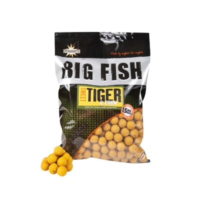 Бойлы Big Fish Sweet Tiger & Corn boilies 15mm 5kg