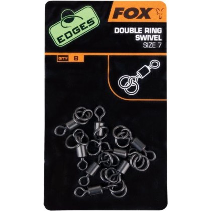 Набор вертлюжков с двумя кольцами FOX EDGES Double Ring Swivel sz7