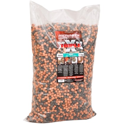 Пеллетс PREP X TRIPLE X PELLETS FISH 9mm