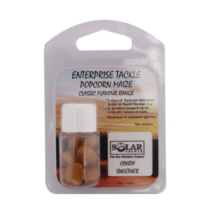 Искусственная кукуруза в ароматизаторе Enterprise Tackle Classic Flavour Popcorn Maize Range Solar Candy Sweetener Yellow (сладкая конфета)