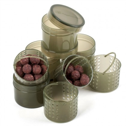 Набор баночек в чехле Ridge Monkey Modular Hookbait Pots Green