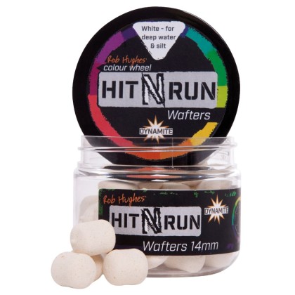 Бойлы нейтральной плавучести Hit N' Run waffters - Bright White 14mm