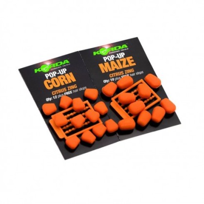 Кукуруза Korda Pop Up Corn Citrus Zing Orange (цитрус) оранжевая