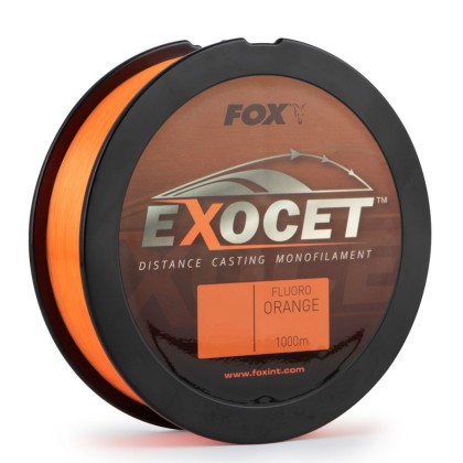 Fox EXOCET FLUORO ORANGE MONO 0.26mm 10lb / 4.9kg - Леска карповая (1000m)