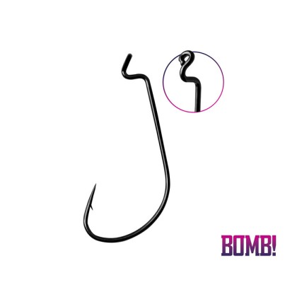 Офсетный крючок Hook BOMB! D-SHOT OFFS WORM/5ks
